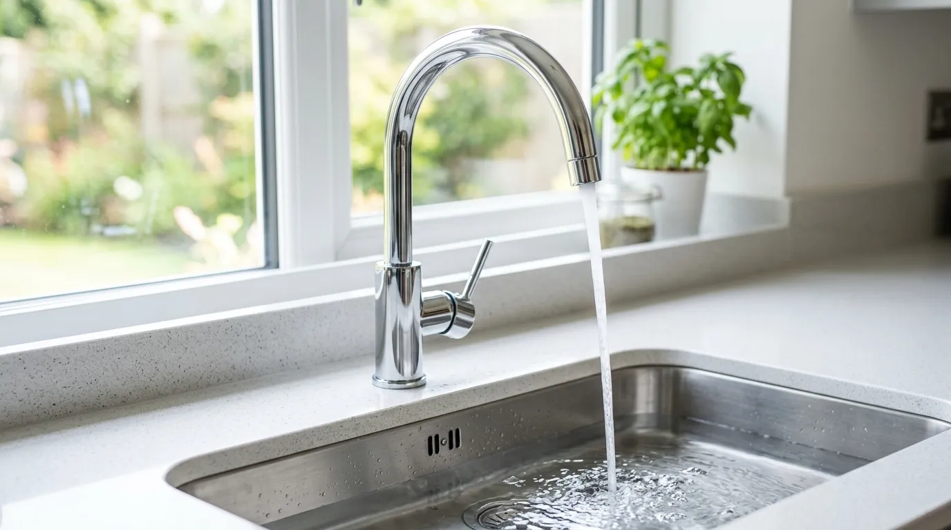 Local Plumbing Master Pros same day plumber fixing a faucet in River Heights, UT